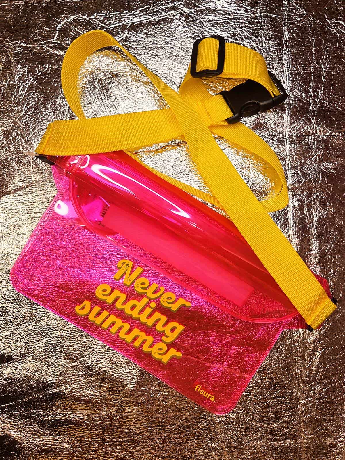 Gennemsigtig pink taske - Never ending summer