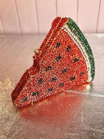 clutch med similisten formet som vandmelon