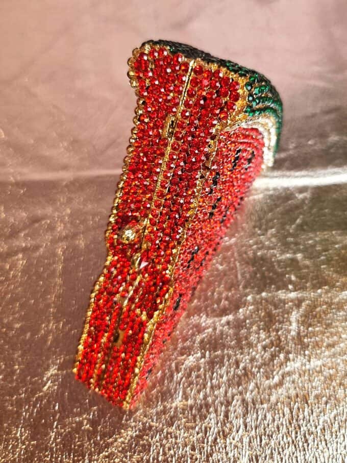 clutch med similisten formet som vandmelon - detaljer