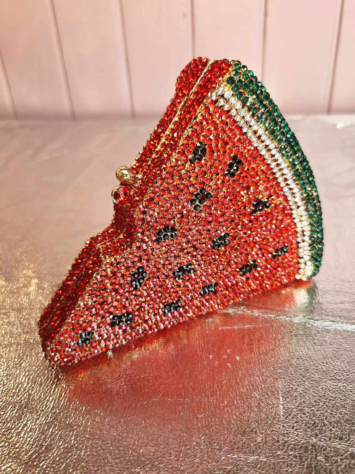 clutch med similisten formet som vandmelon