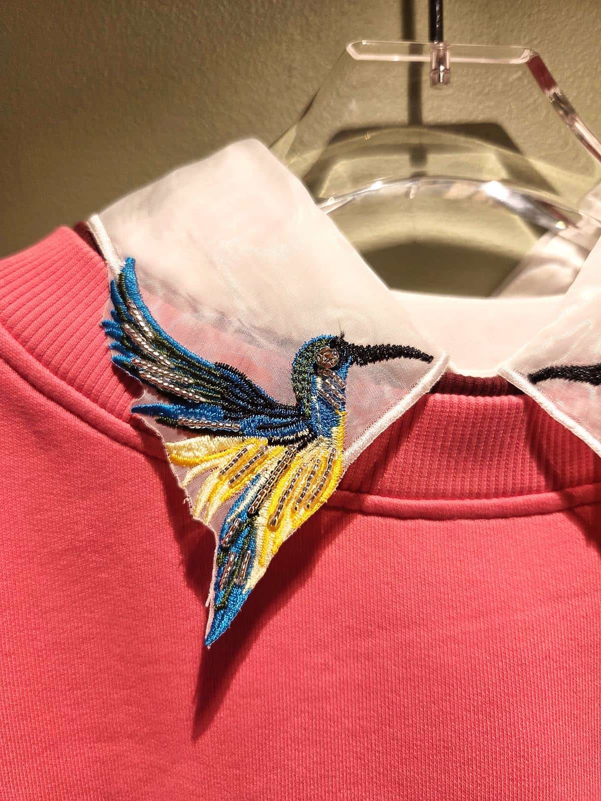 Krave hvid fugle - detaljer