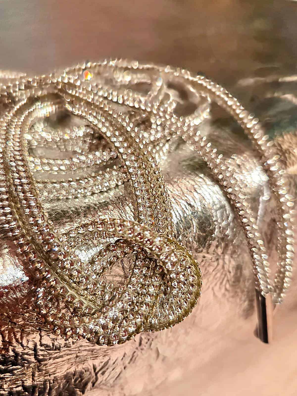 Snørebånd sølv similisten