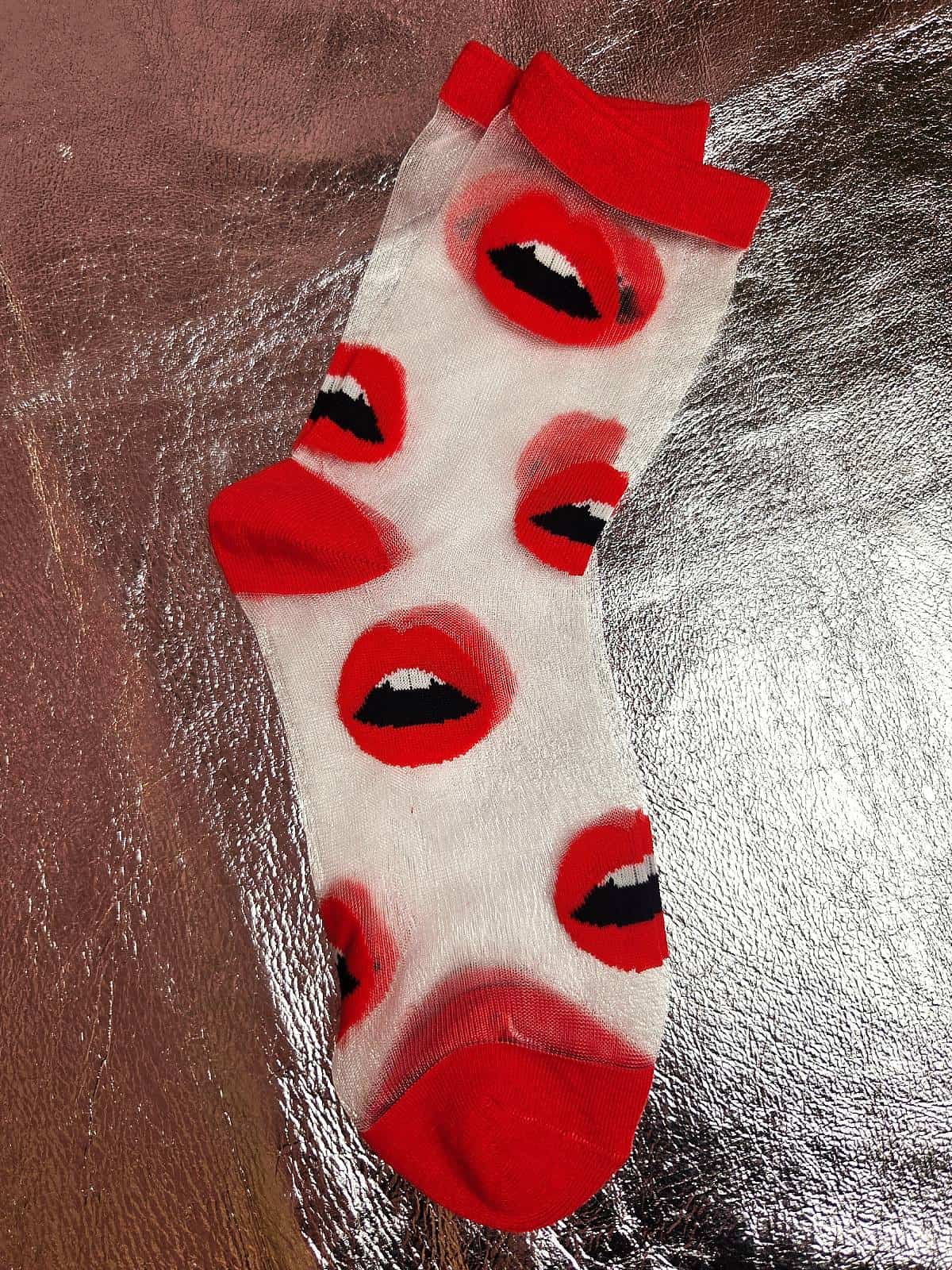 Strømper med læber 1