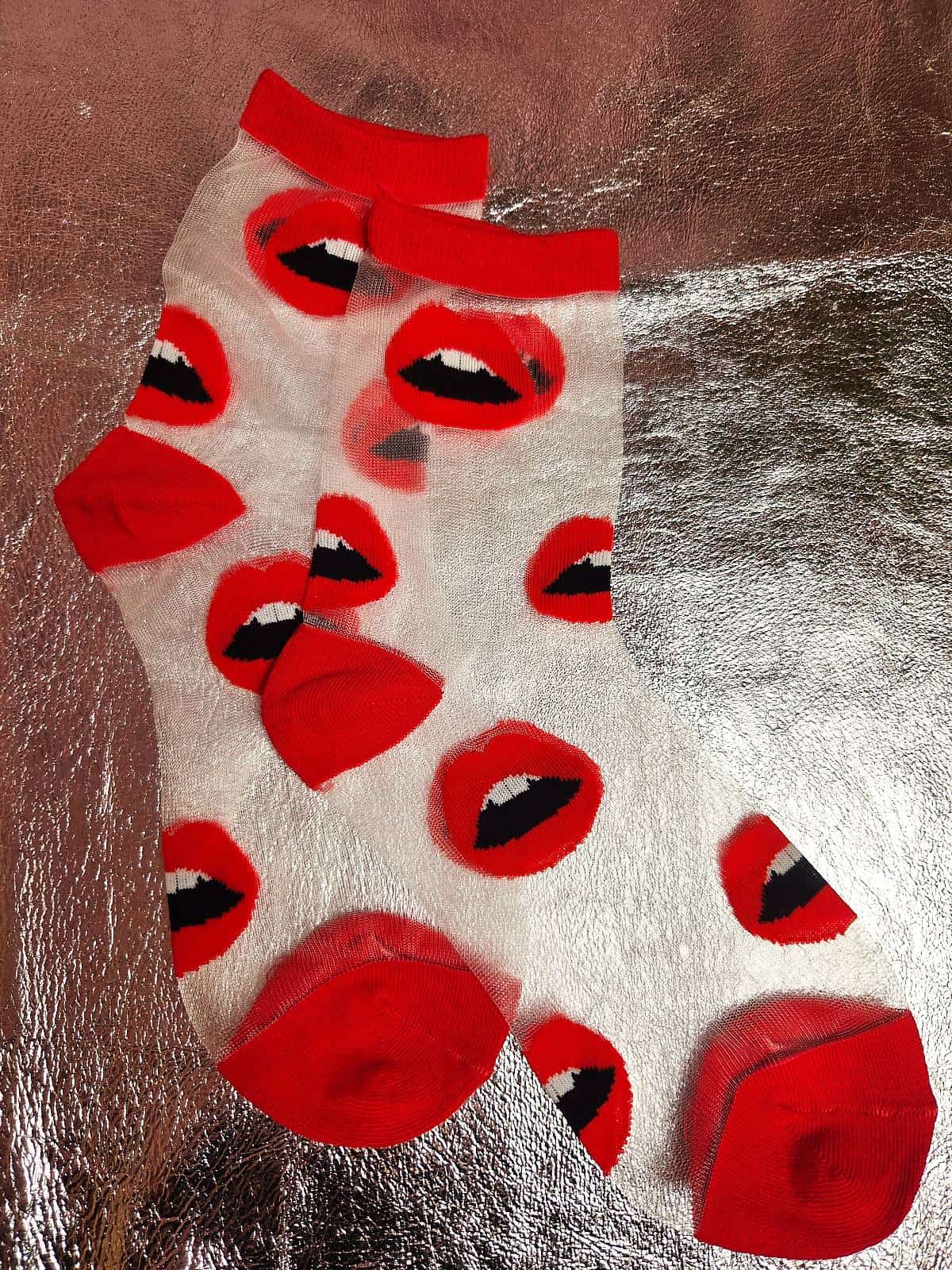 Strømper med læber 2