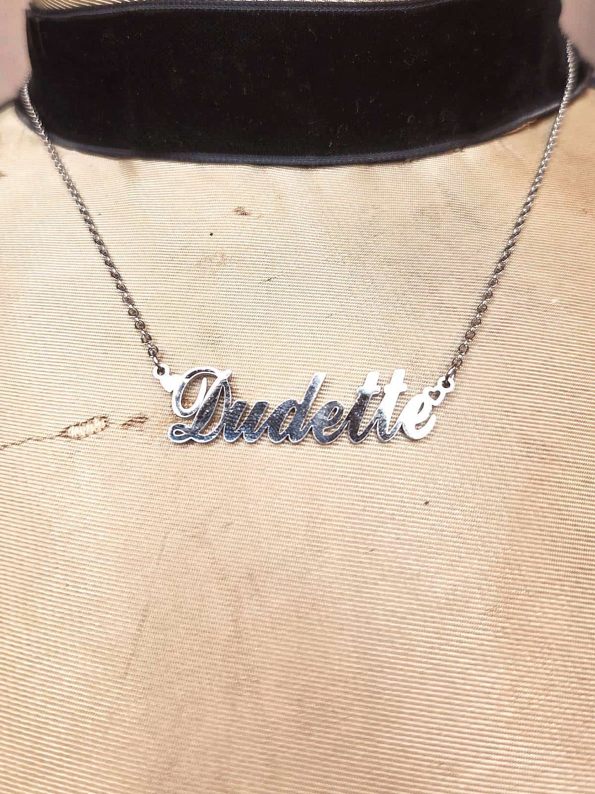 dudette halskæde sølv