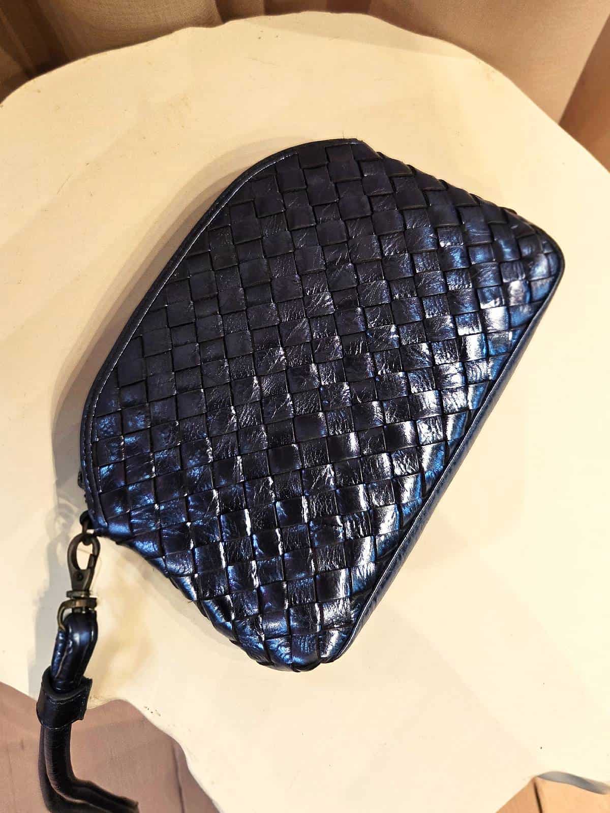 lablab silke skyblue lædertaske