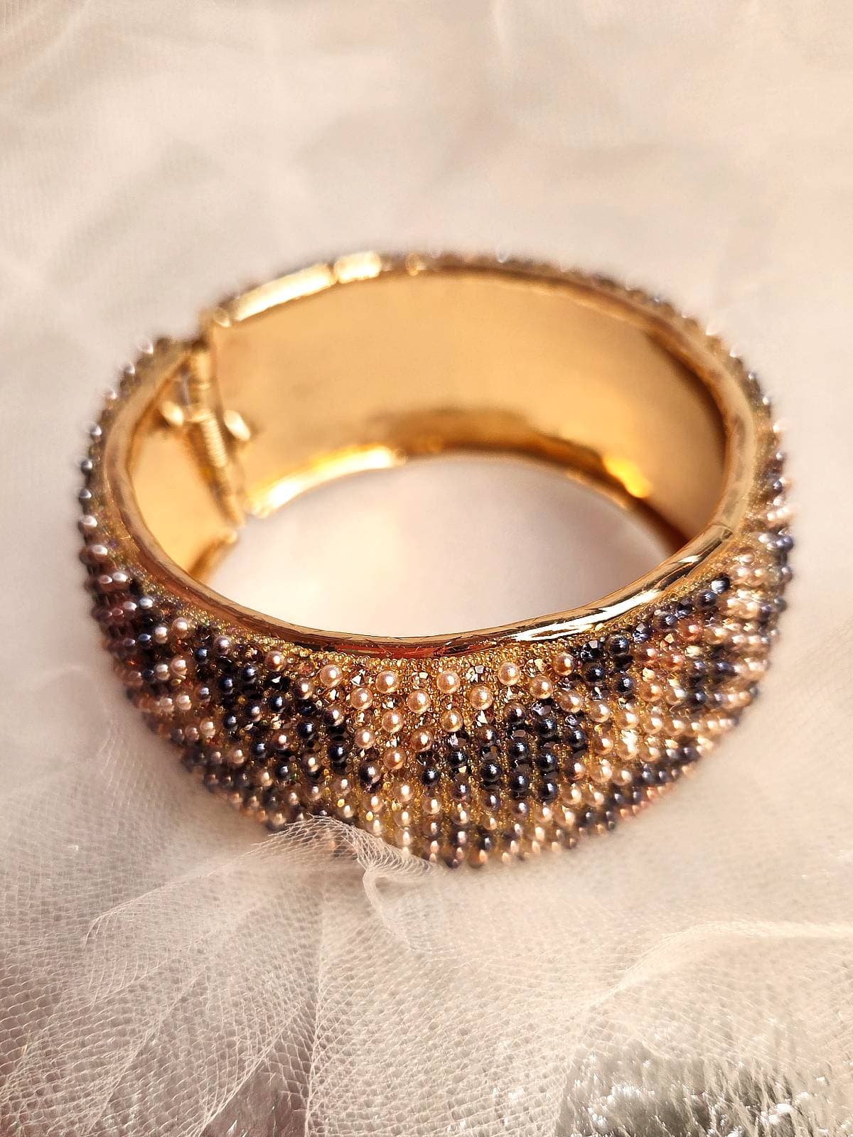 Perlearmbånd leopard