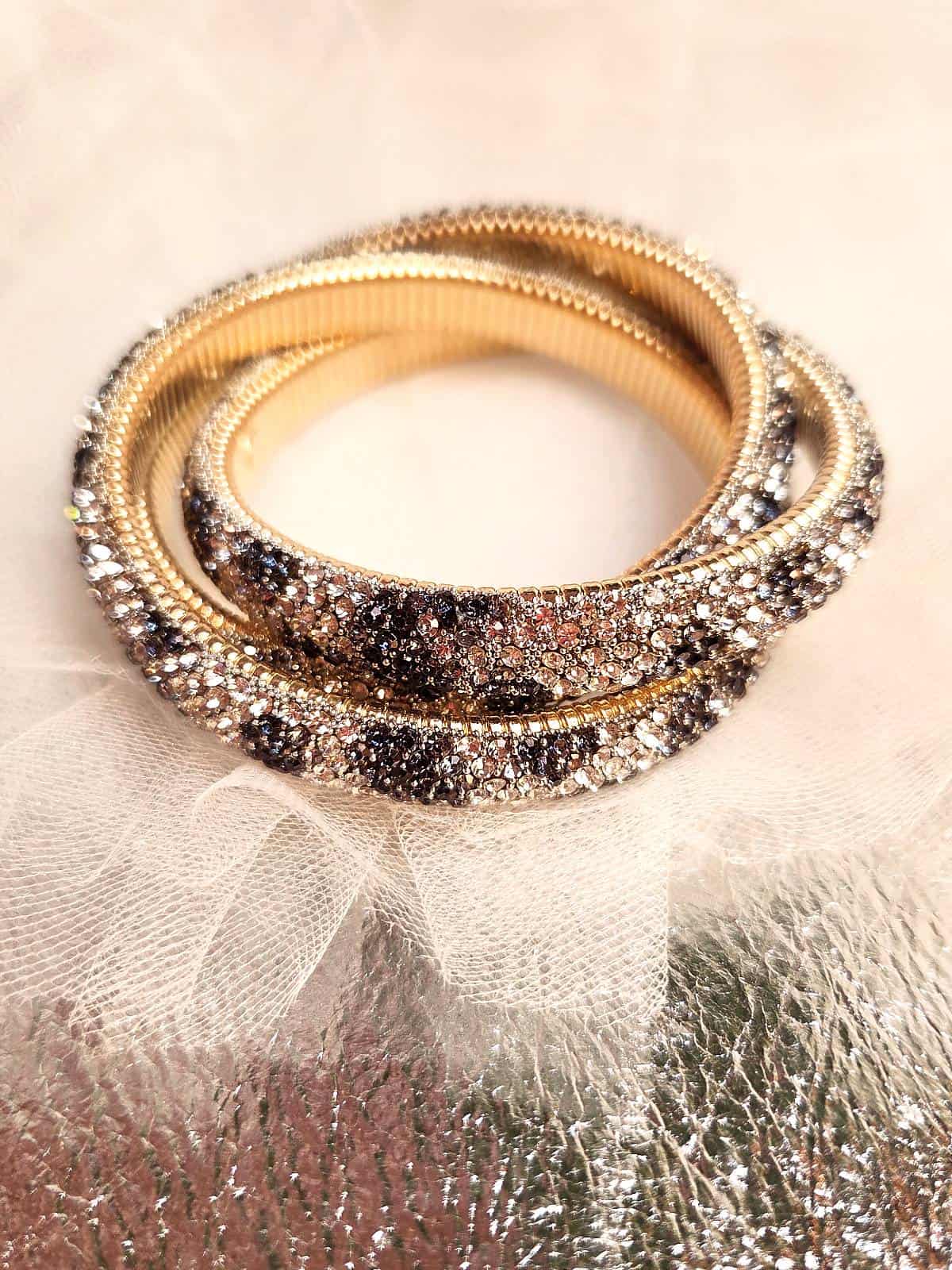 Perlebangle trio Sneleopard