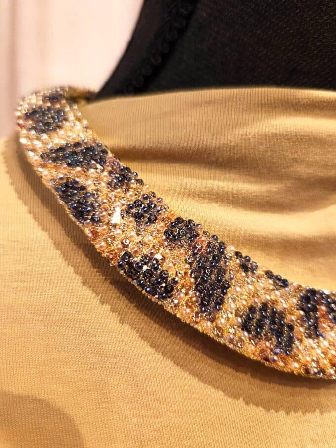Perlekæde leopard - detaljer