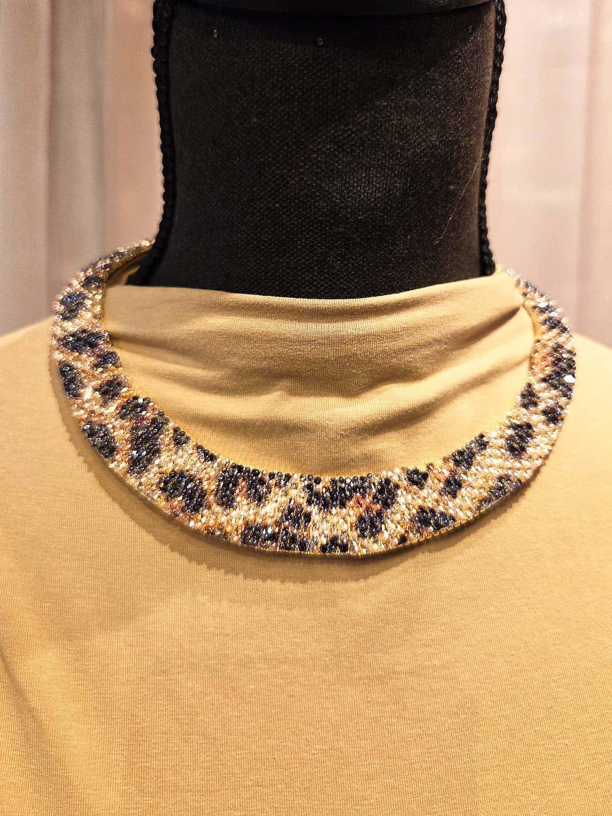 collier leopard halskæde