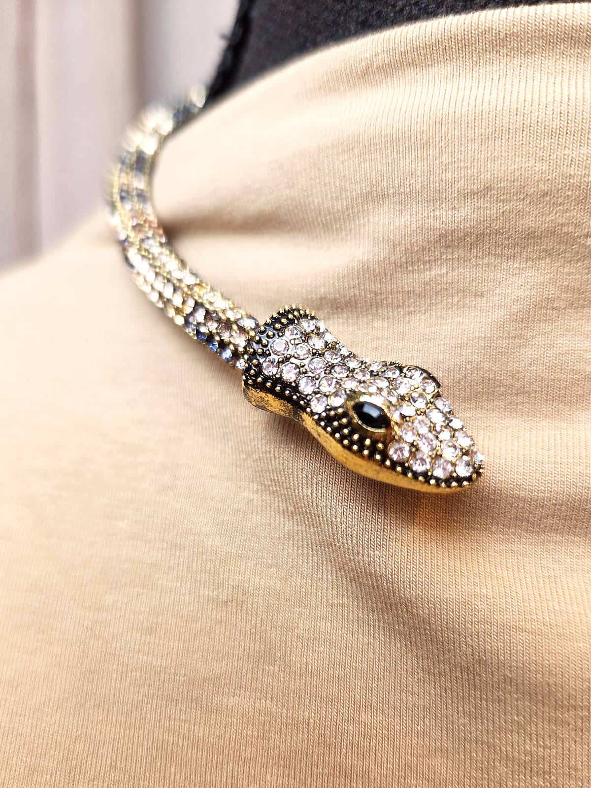 Slangehalskæde kort - detaljer