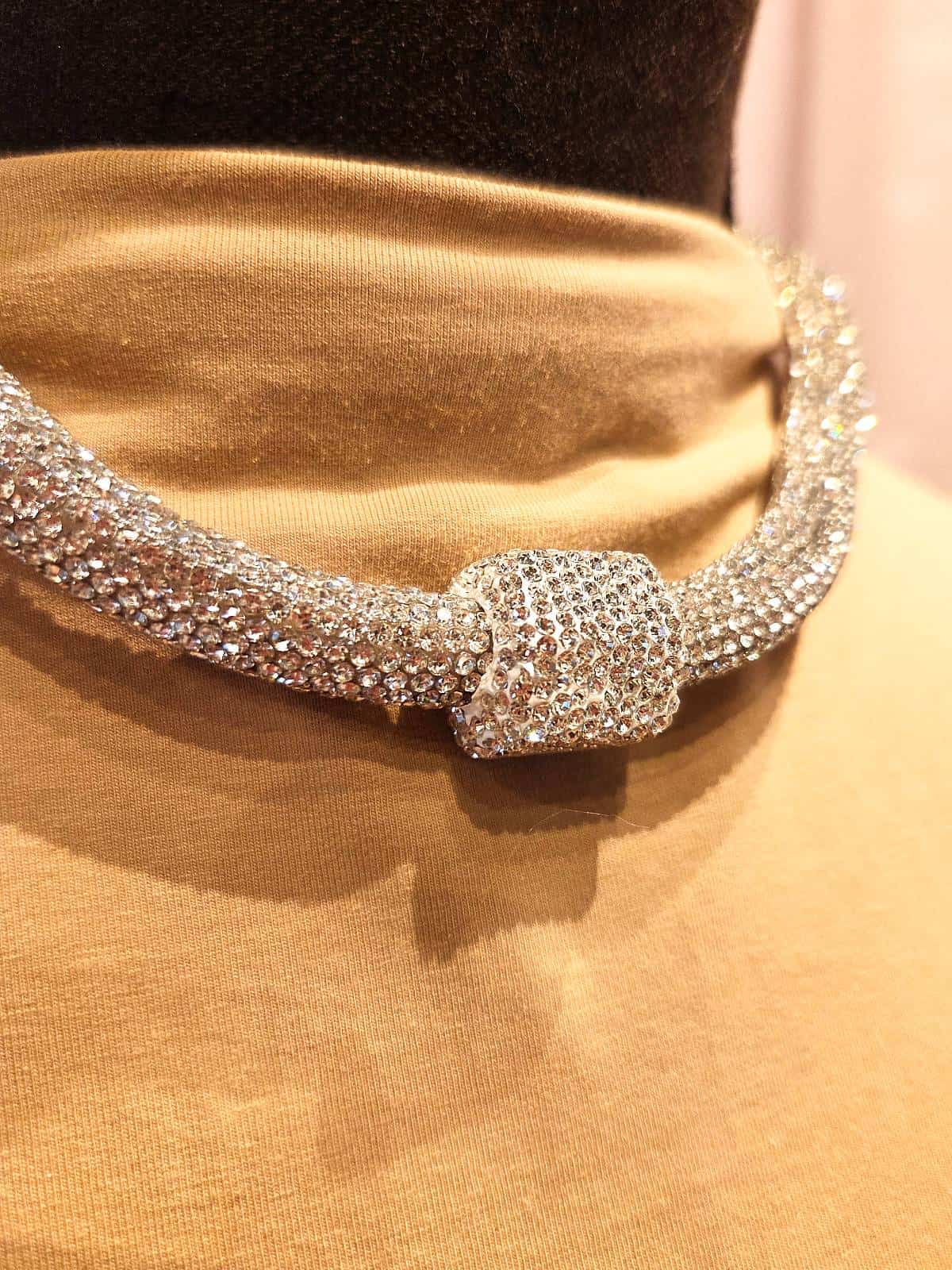 Snørekæde sølv knude - detaljer