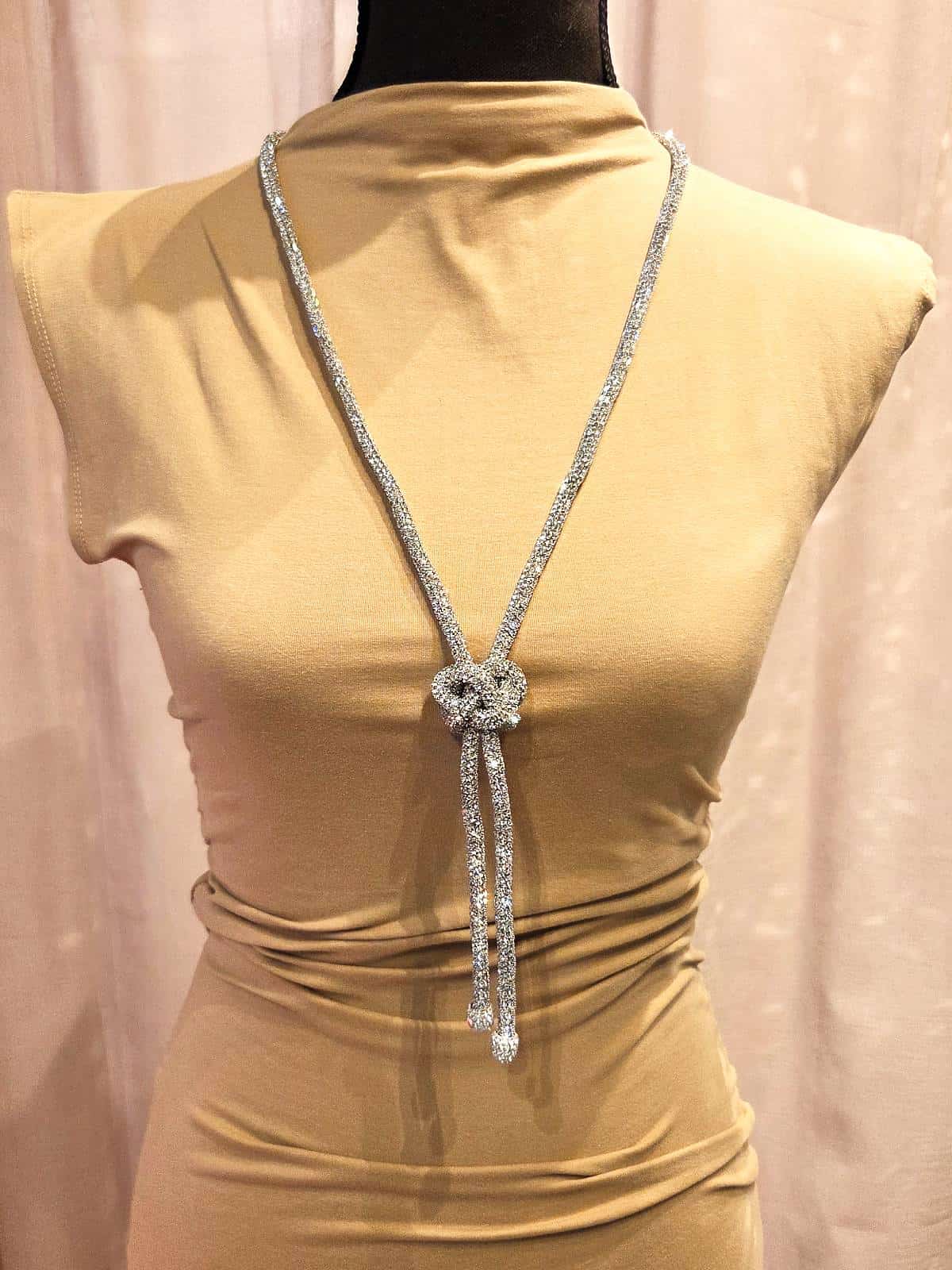 Snørekæde sølv kraftig