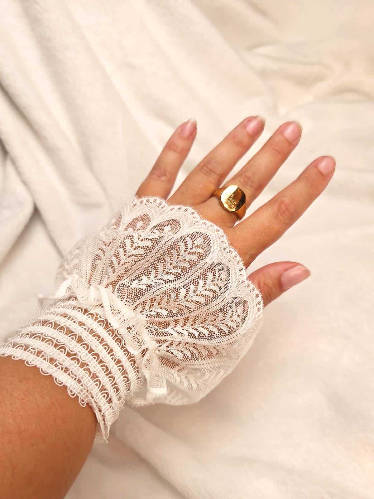 manchetter hvide korte