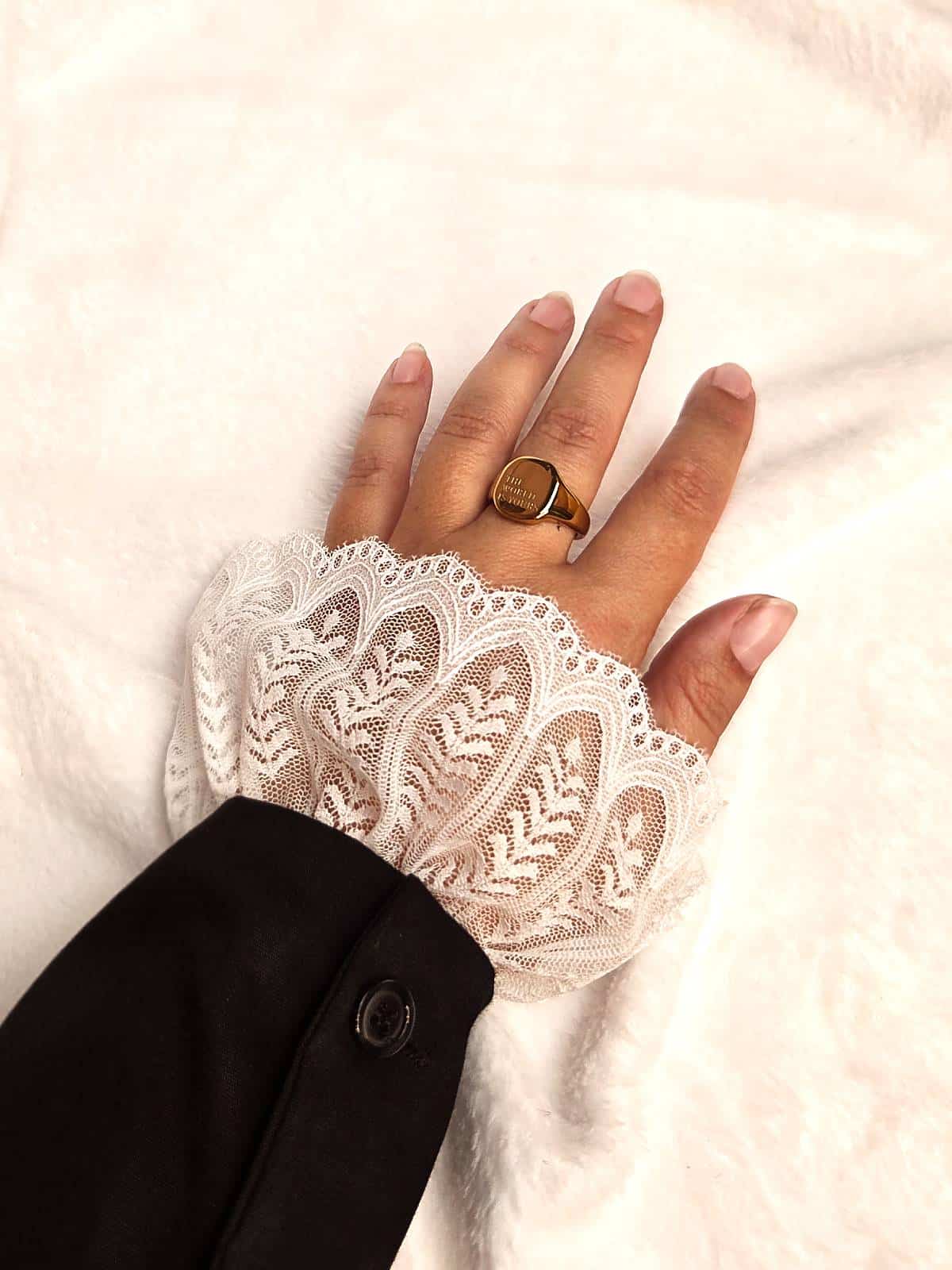 ærmer korte hvide under skjorte