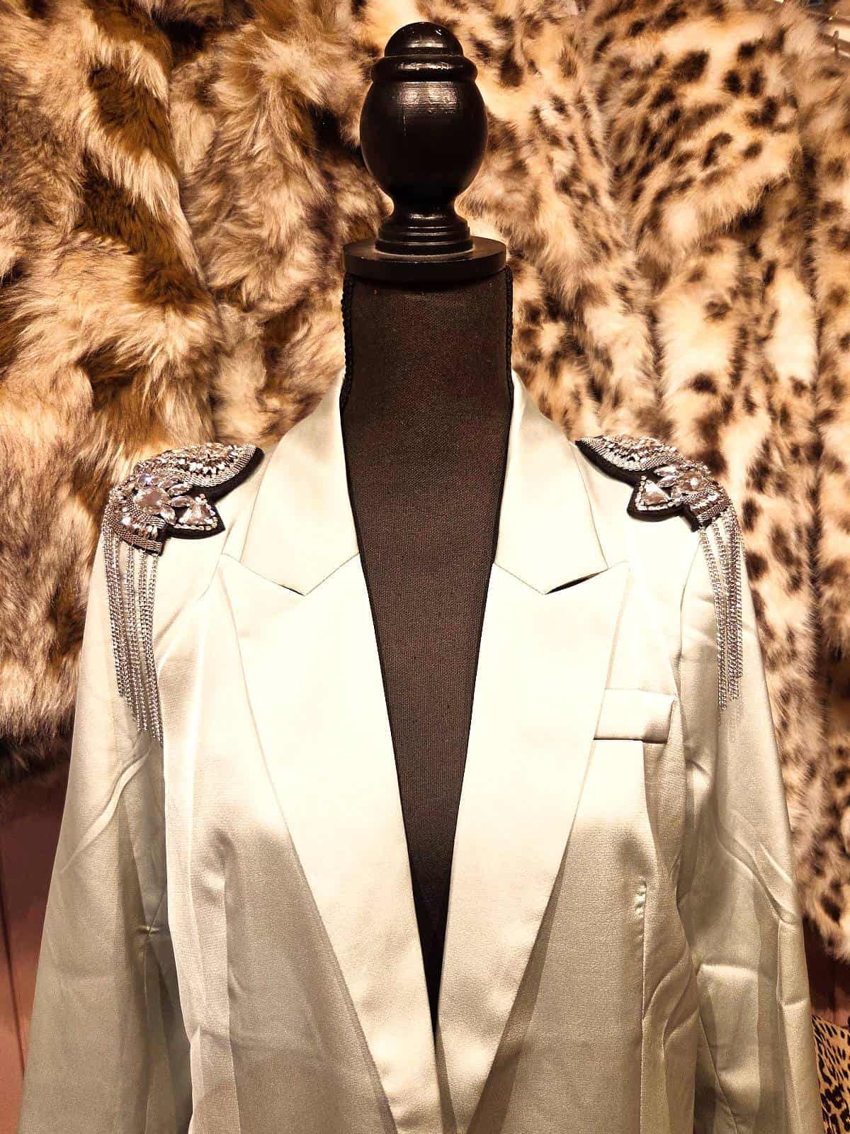 epauletter sølv sten