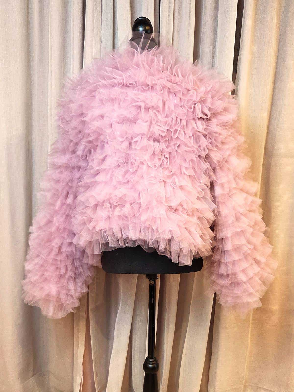 tyl bolero rosa bagfra