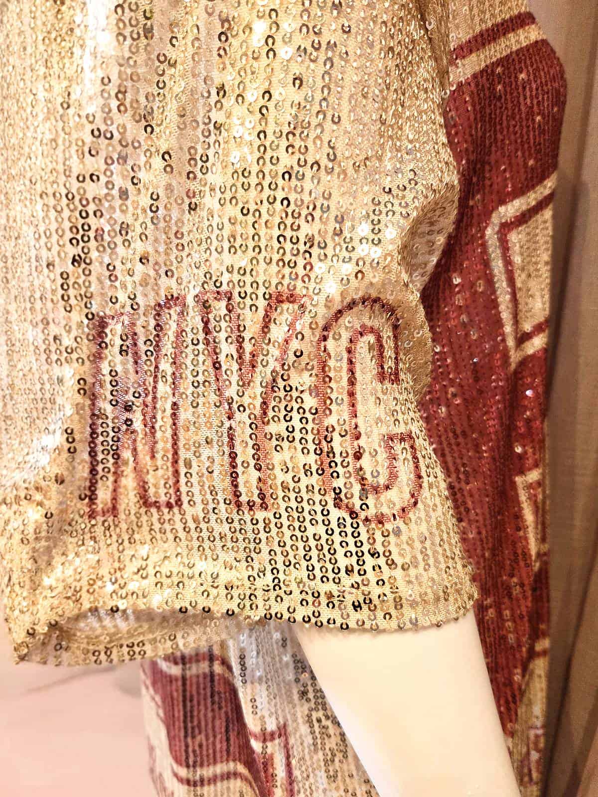 Ny sequin thsirt long rosa - ærmer