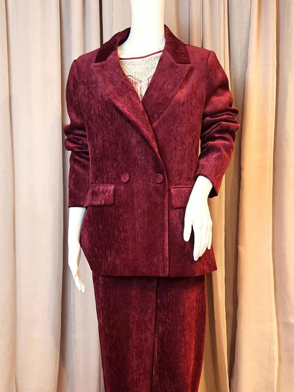 Petra blazer - Burgundy
