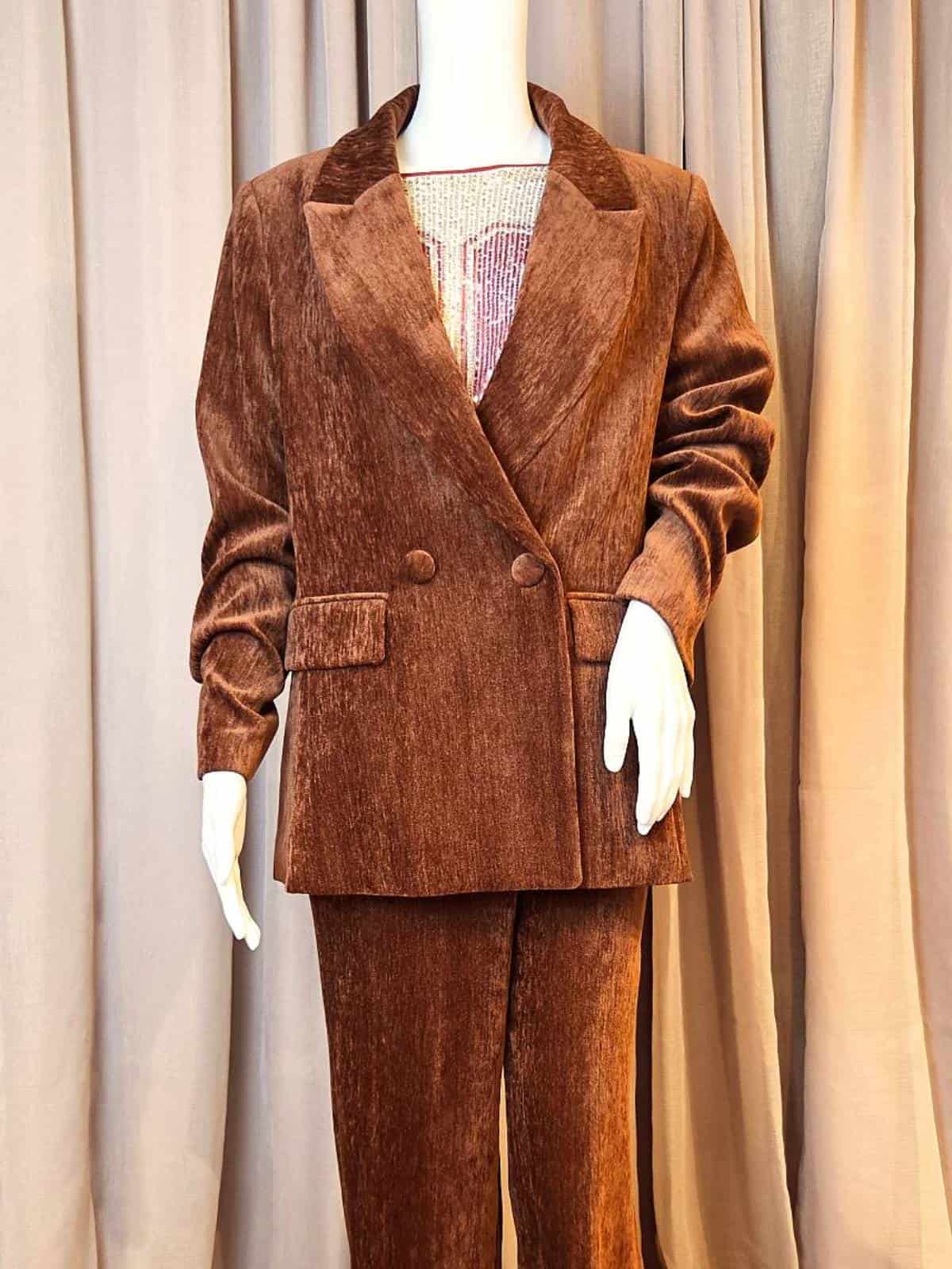 Petra blazer - brun