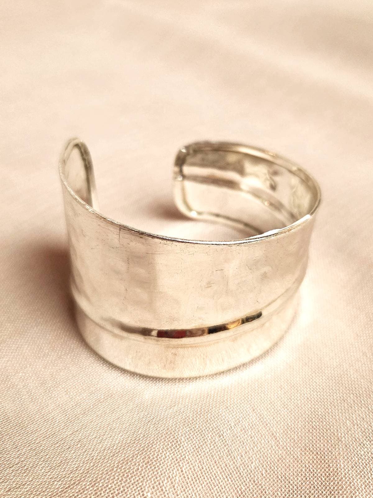 Sølv bangle åben