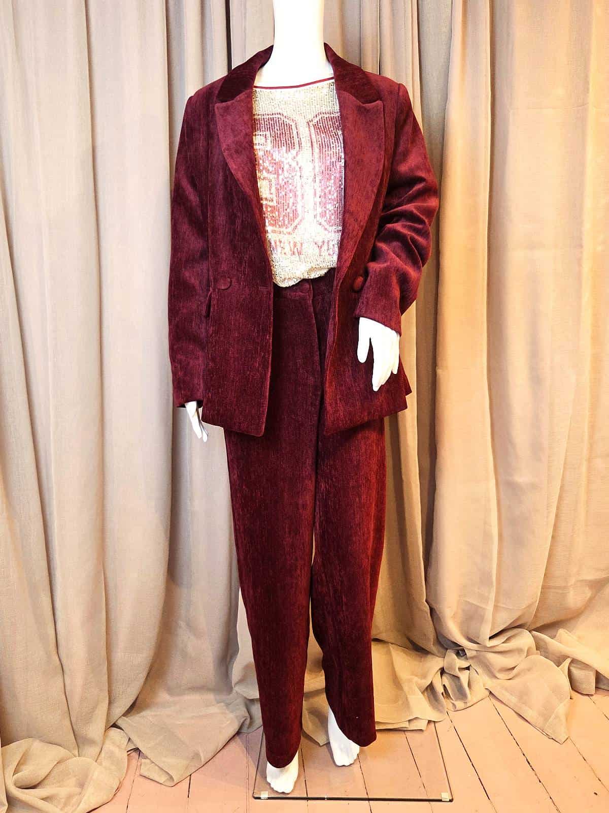 Petra Trousers - Burgundy