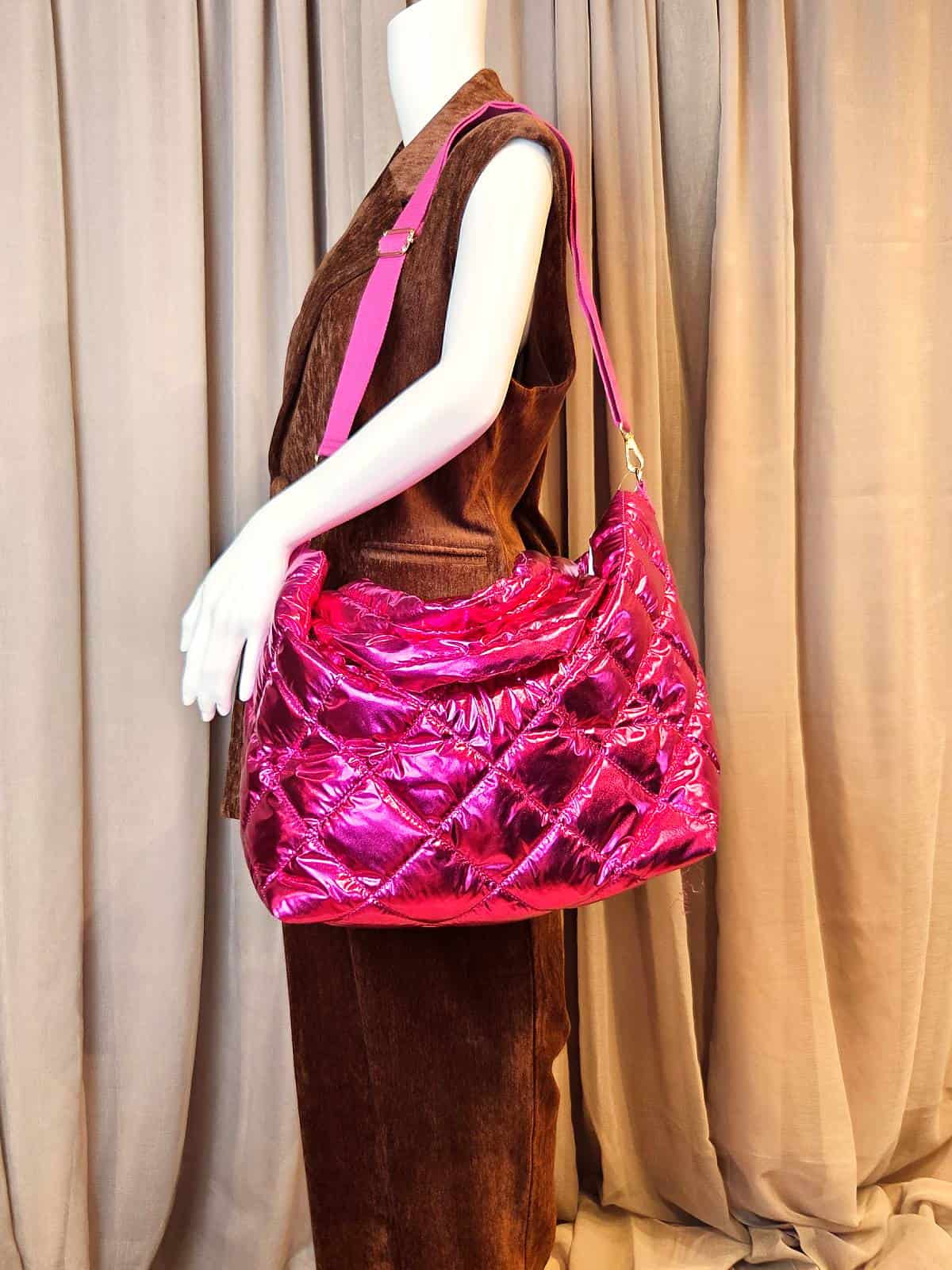 dyne taske pink - på arm