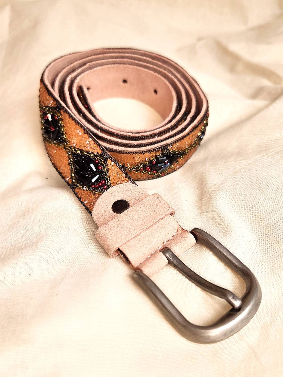 glimmerbælte rosa rød