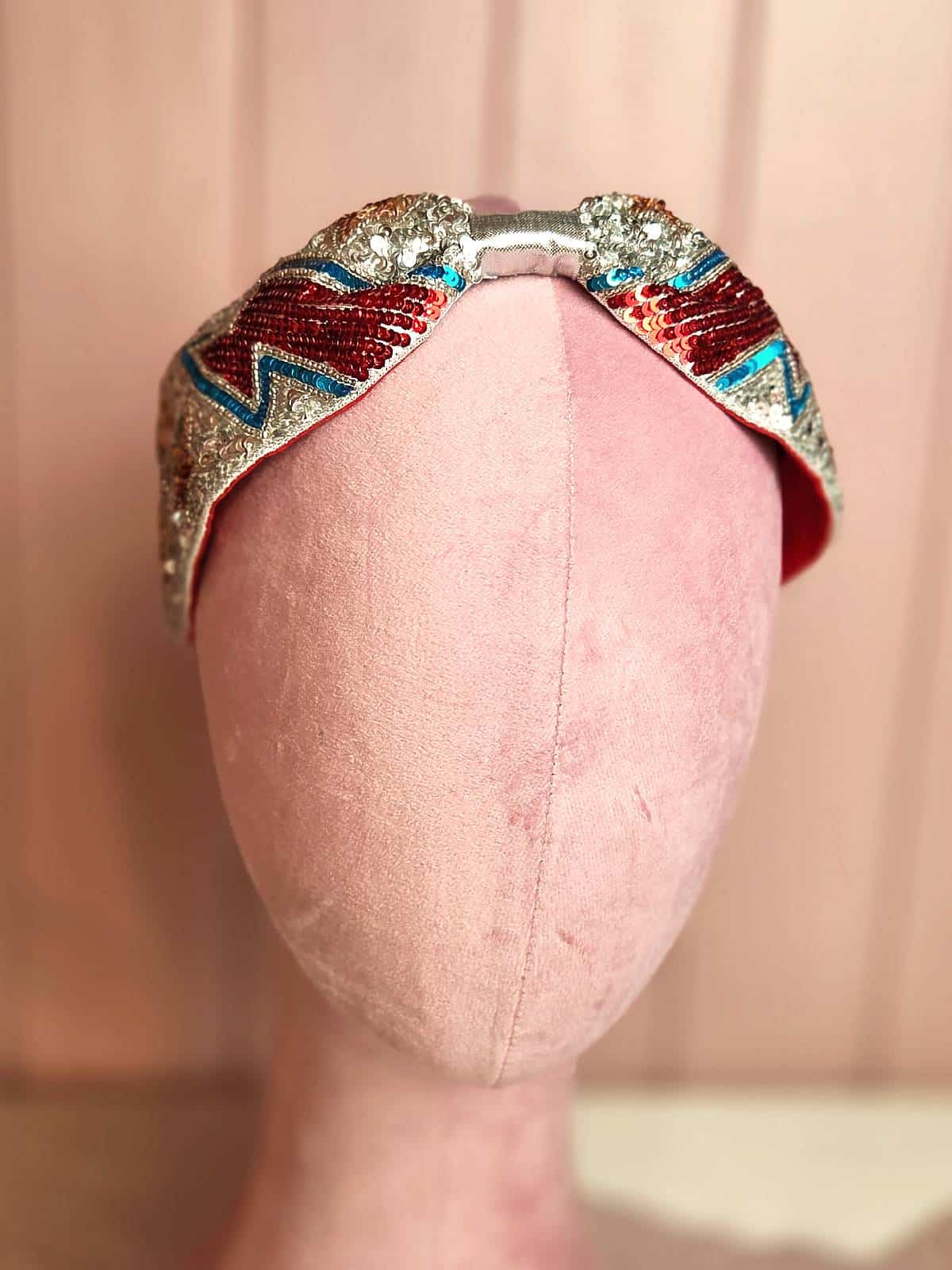 hårbøjle håndlavet lyn - forfra