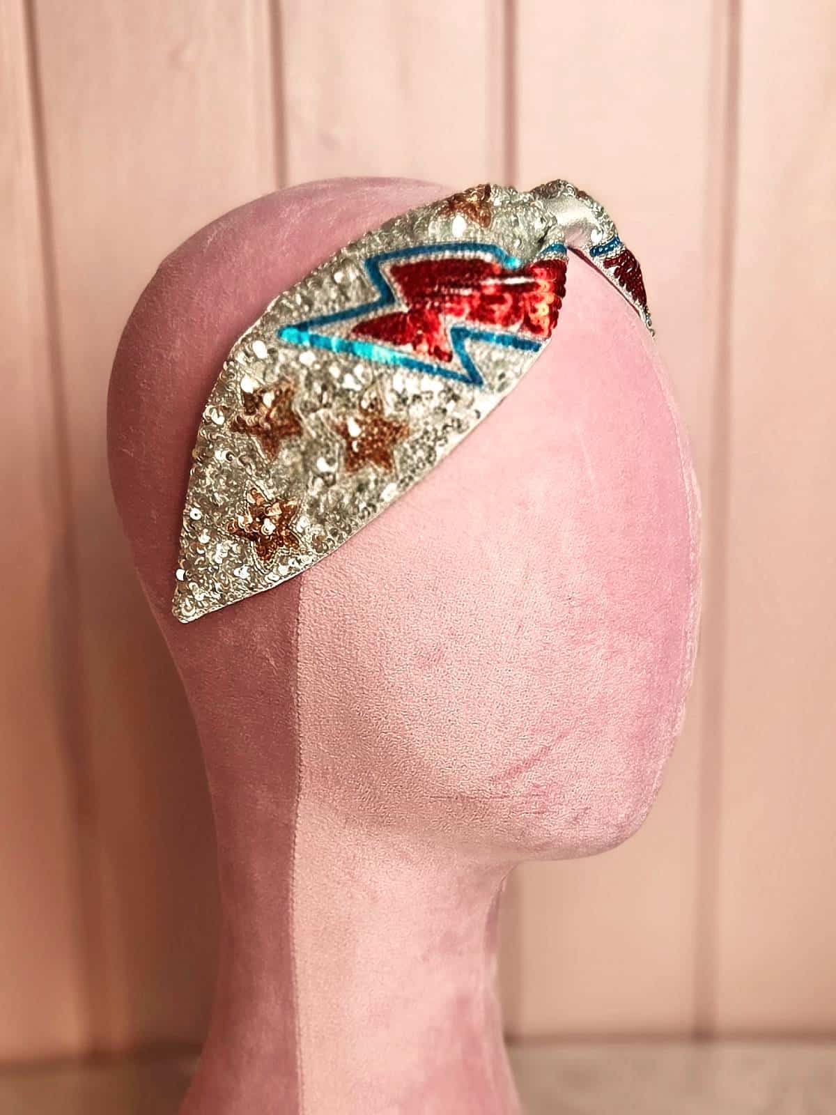 hårbøjle håndlavet - lyn