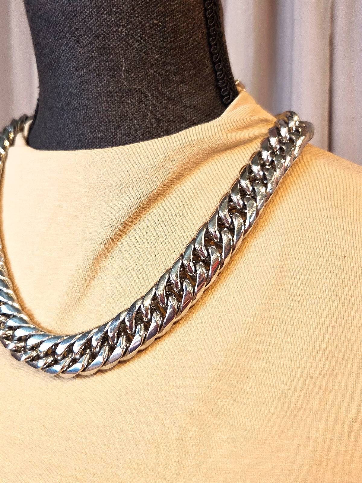 halskæde stål - detaljer