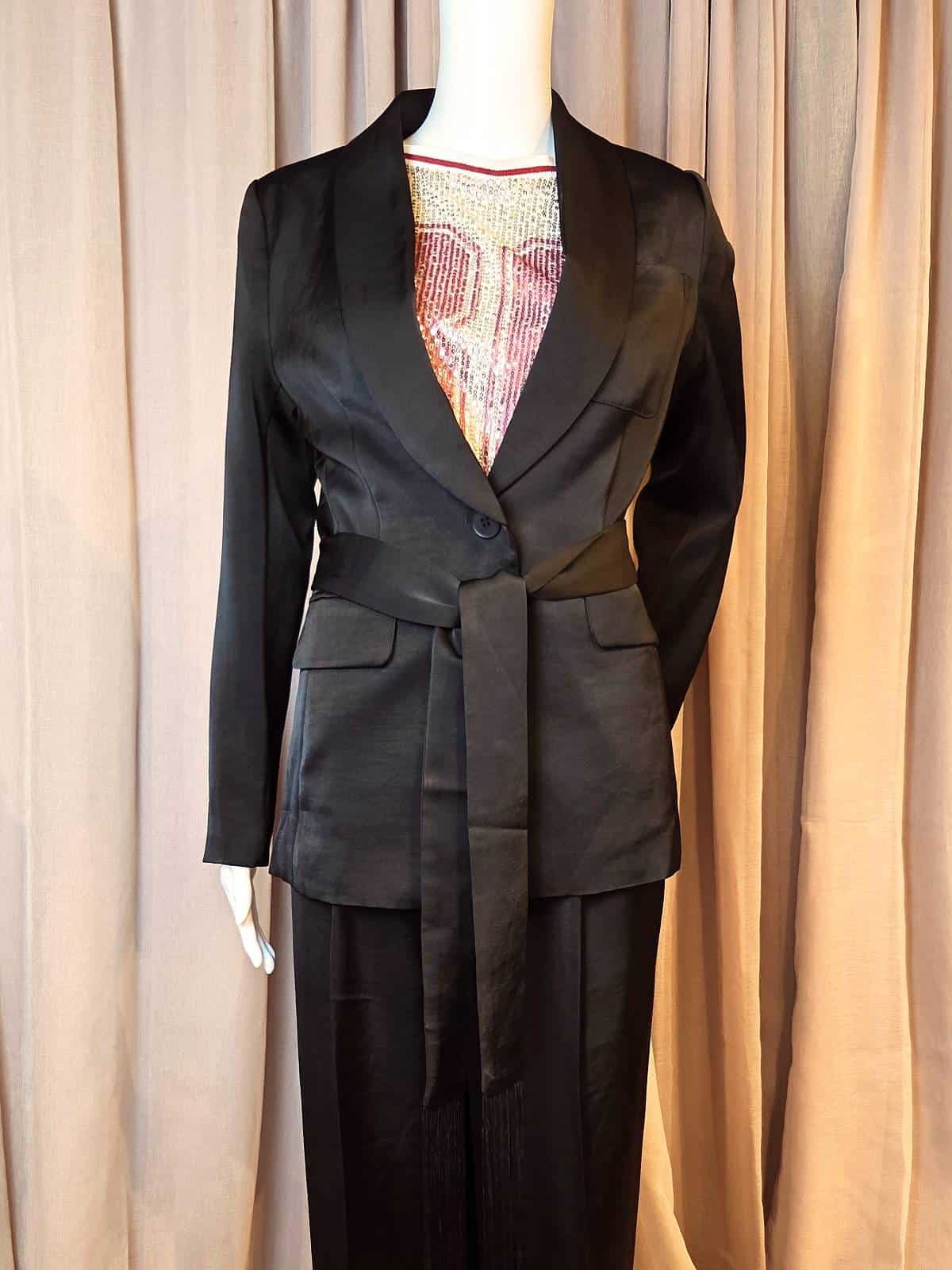 jakkesæt jakke sort