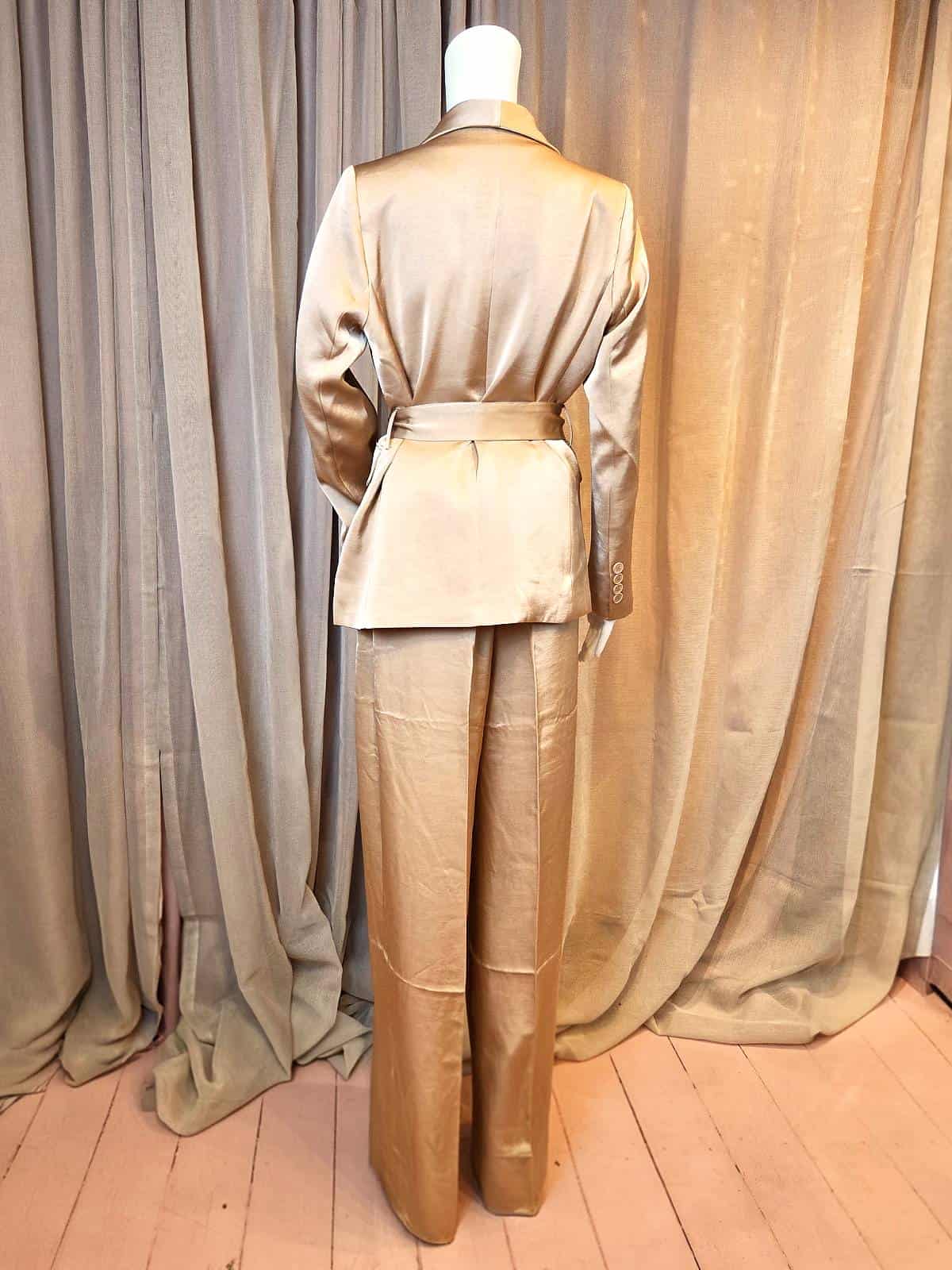 jakkesæt med bindebånd - tan - bafra