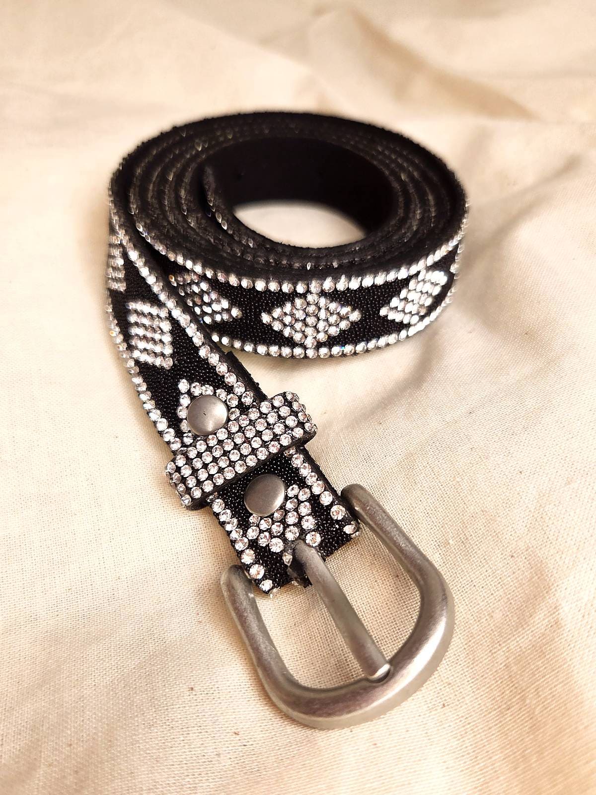 similibælte sort med ruder