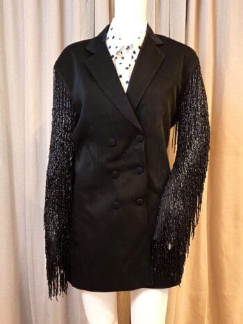 blazer med glasperler