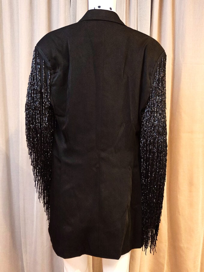 blazer med glasperler - ryg 2