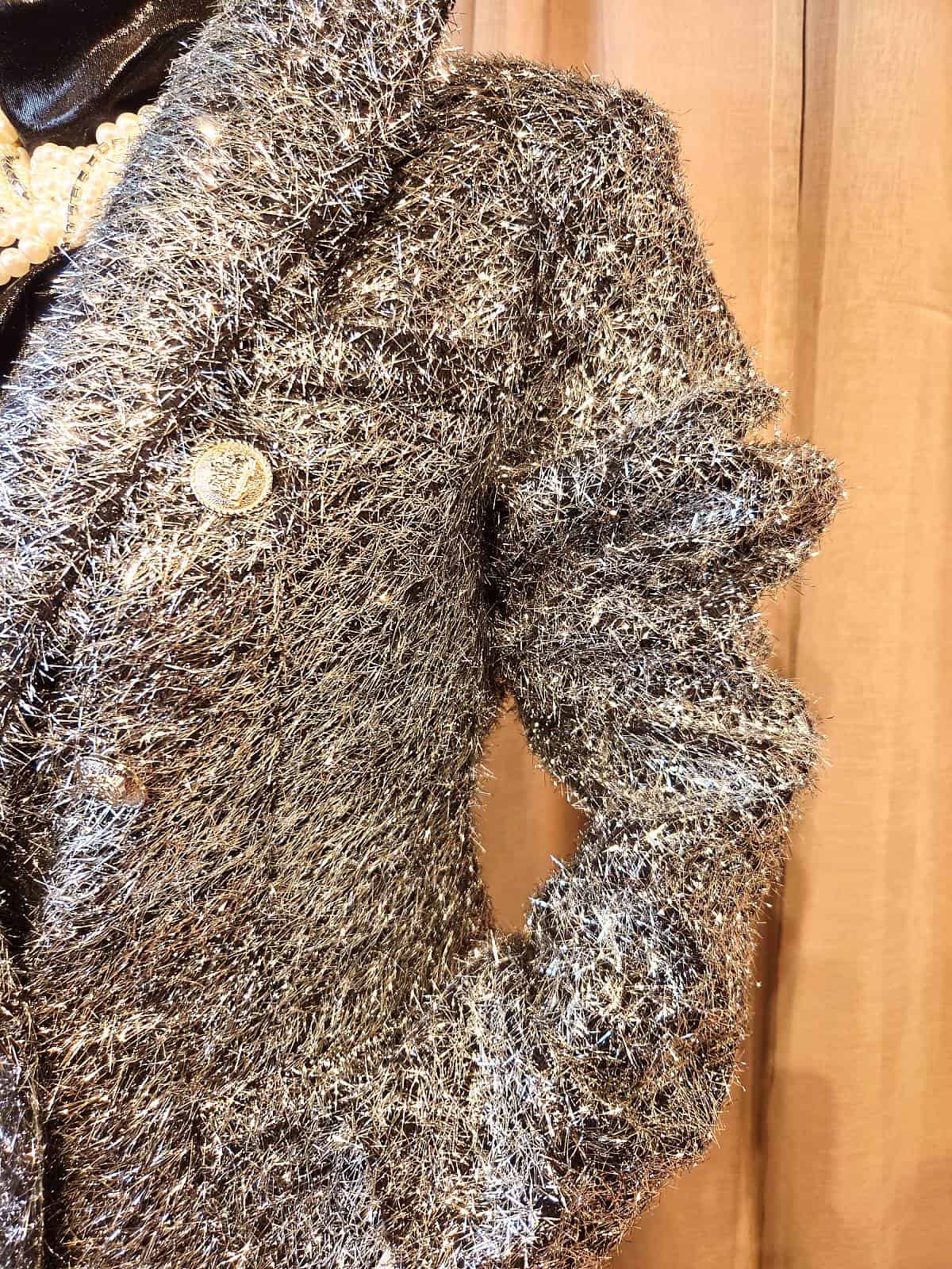 blazer sølv fuzz - ærmer