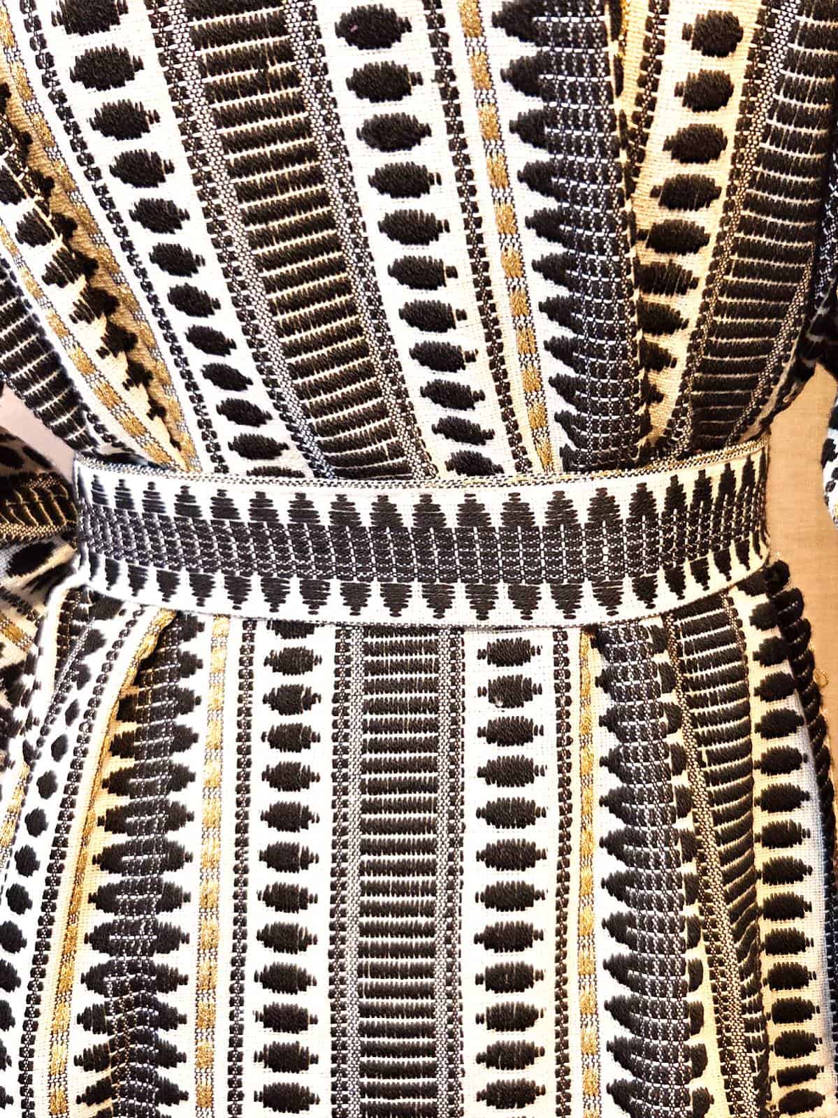 håndvævet kåbe - bælte