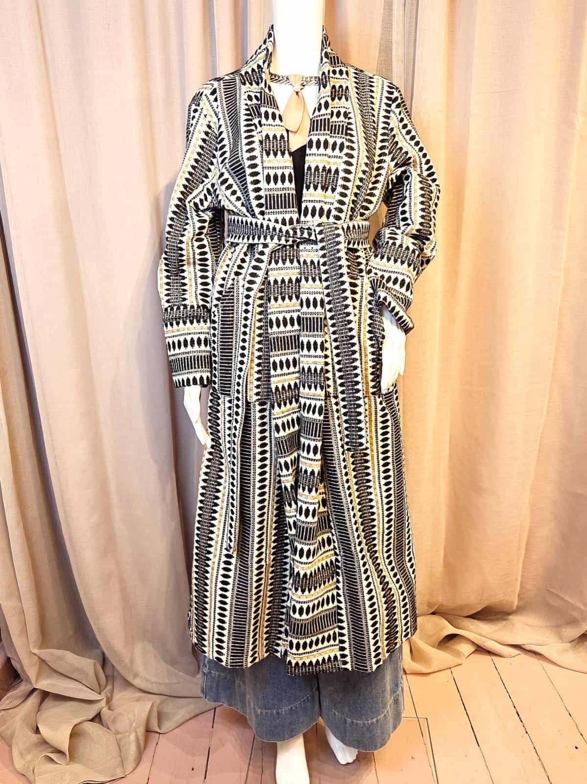 håndvævet kåbe - bundet