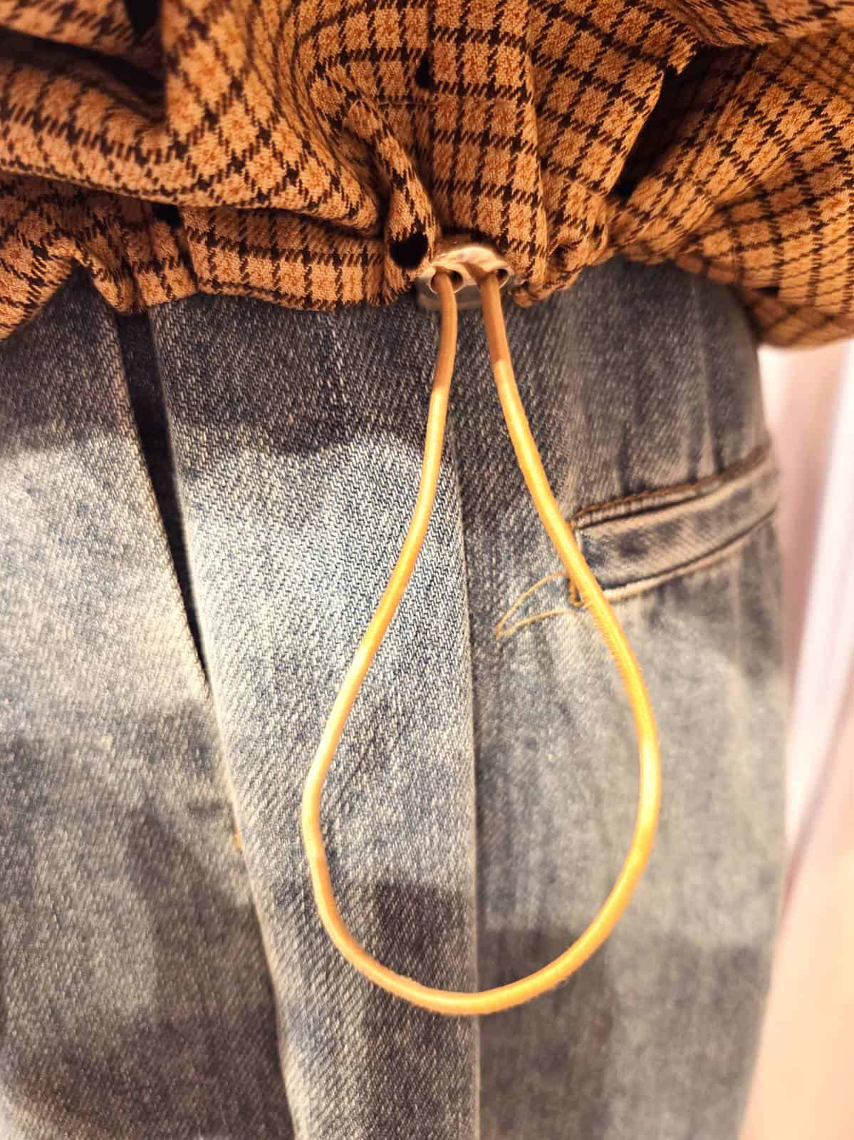 jakke med hjerter - snøre