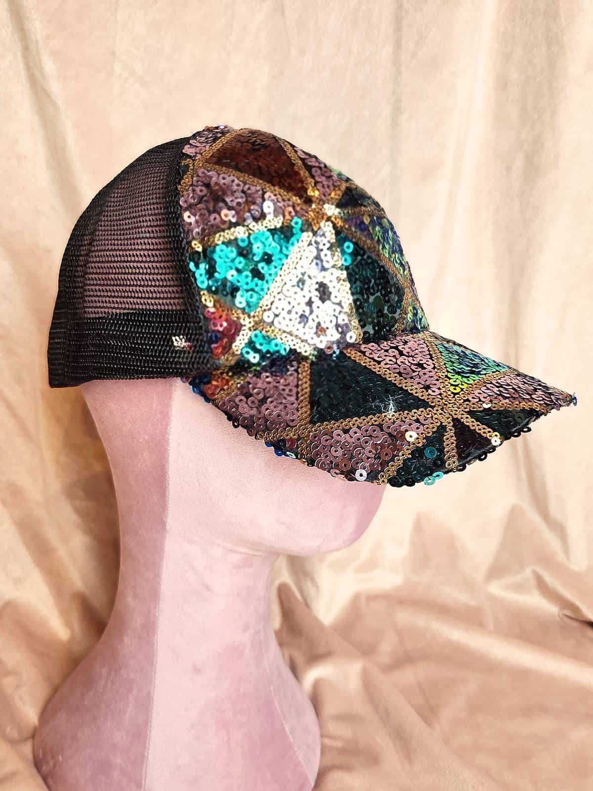 kasket harlequin - fra siden