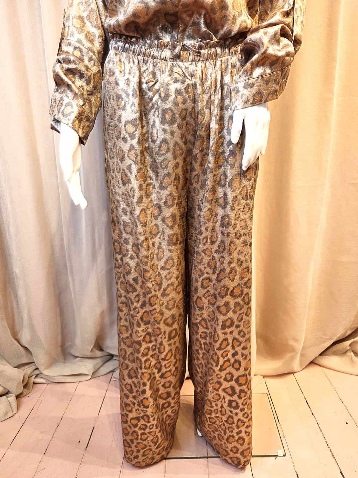 loungesæt leopard lys - bukser