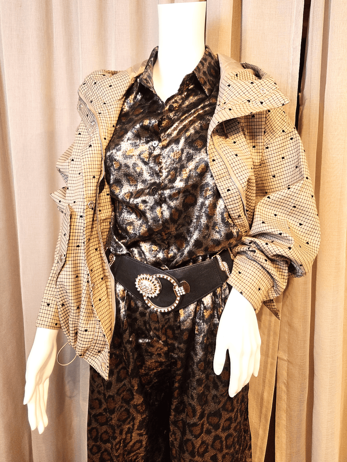 loungesæt leopard mørk - stylet