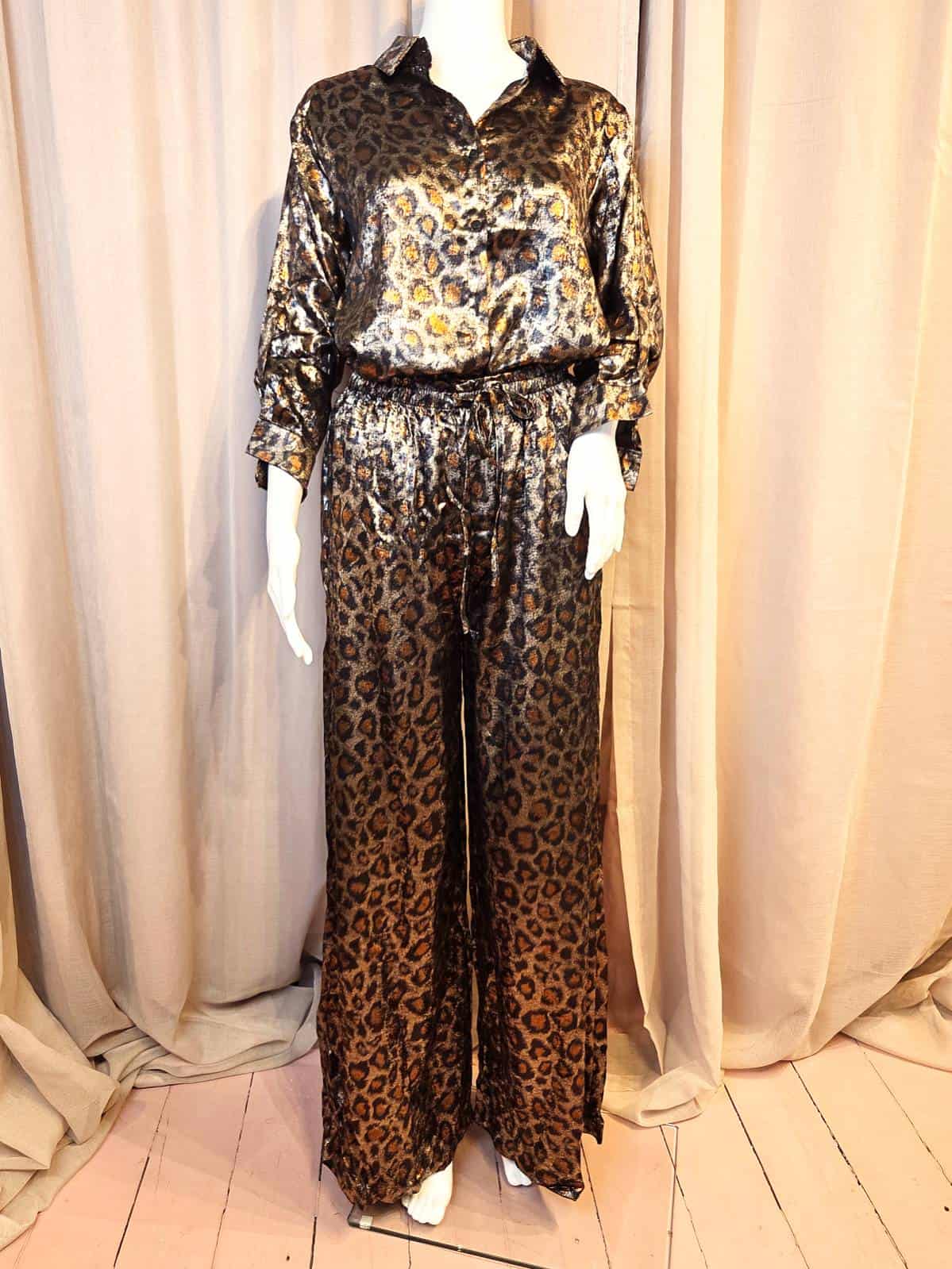 loungesæt leopard mørk