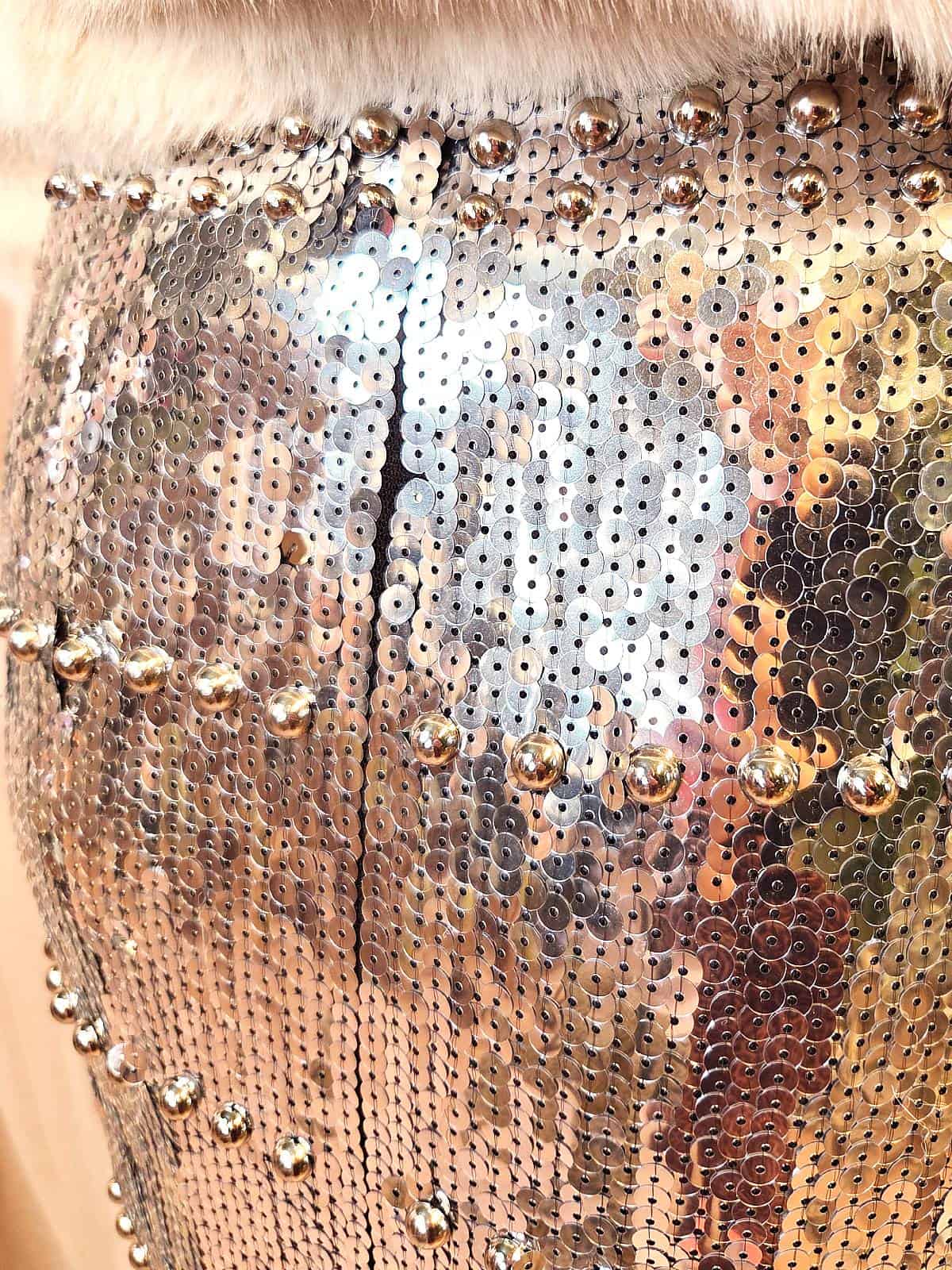 nederdel pailetter sølv - detaljer (2)