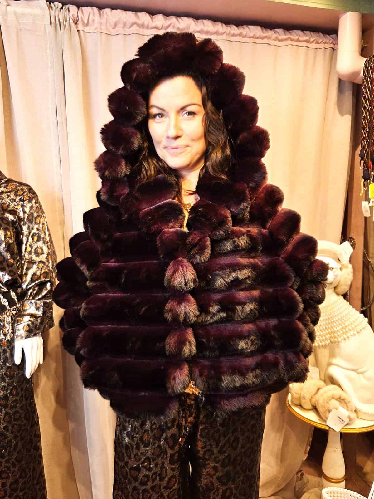 puff jakke på model