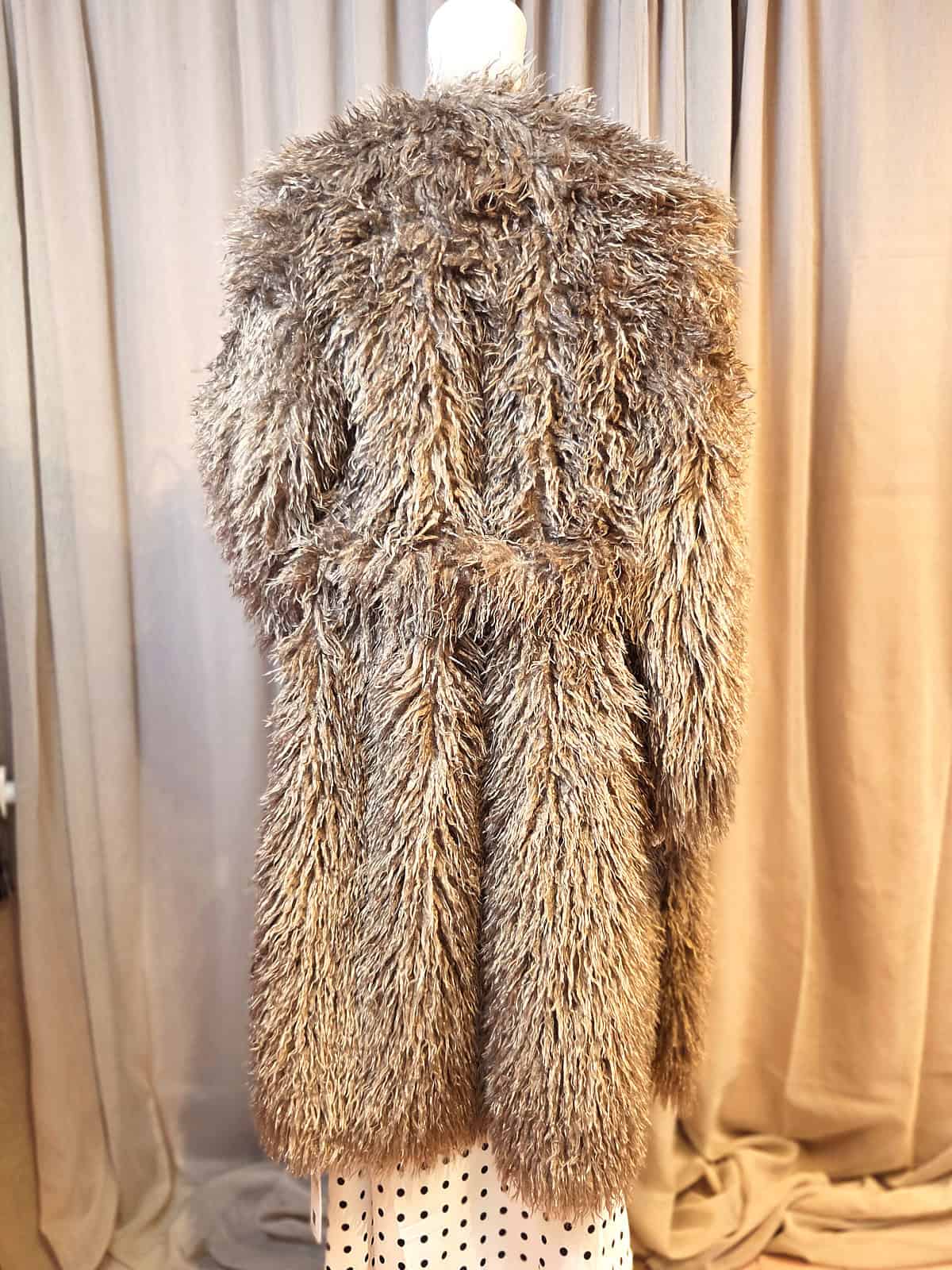 shaggy pels brun - bagfra