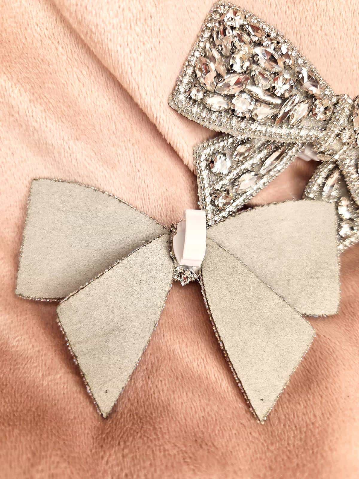 skoklips sølv simili - clips -