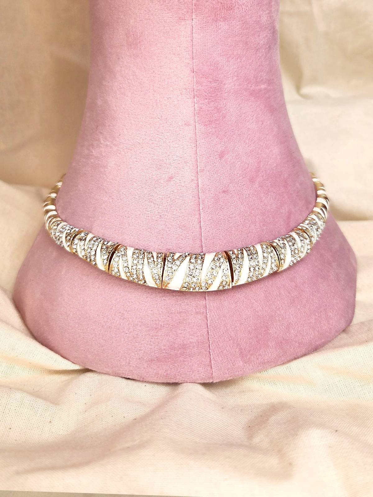 tigerstriber kæde hvid