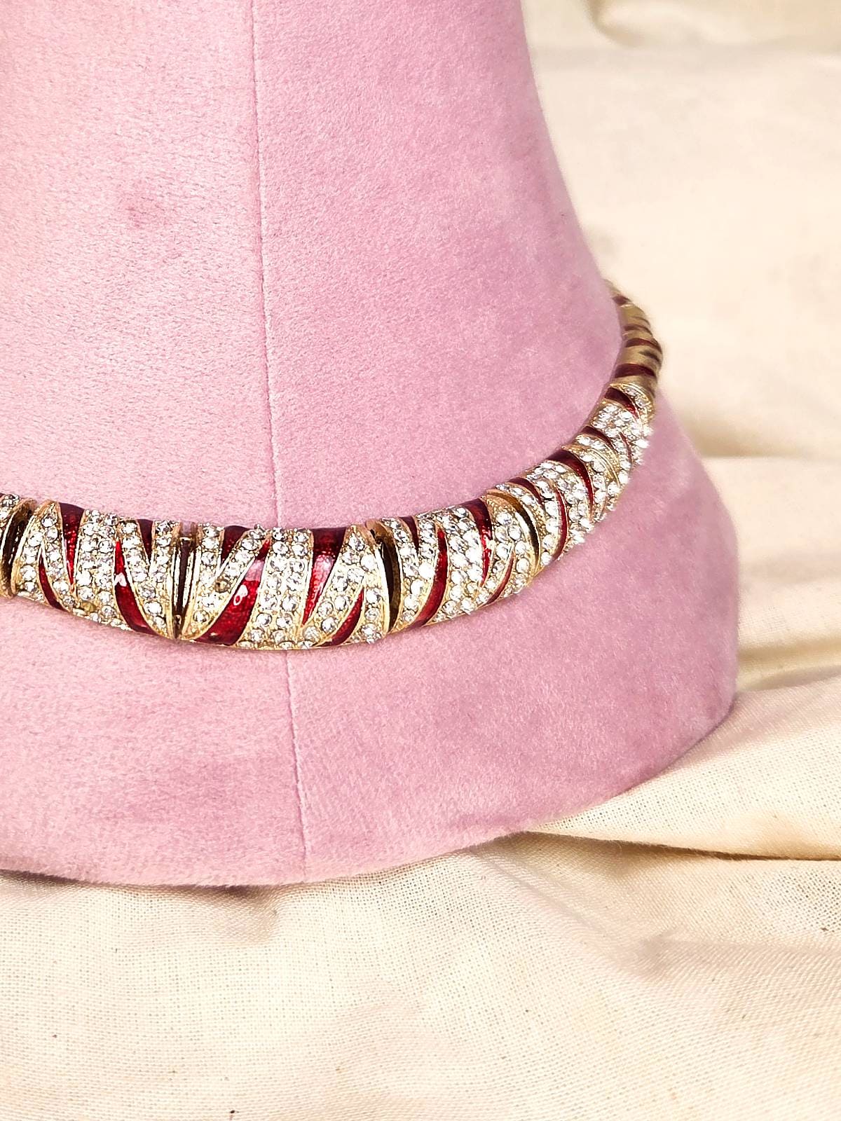 tigerstriber kæde rød - detaljer